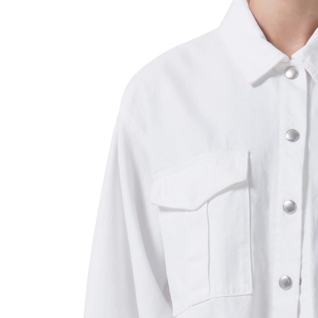 Nyx Denim Shirt in Flour