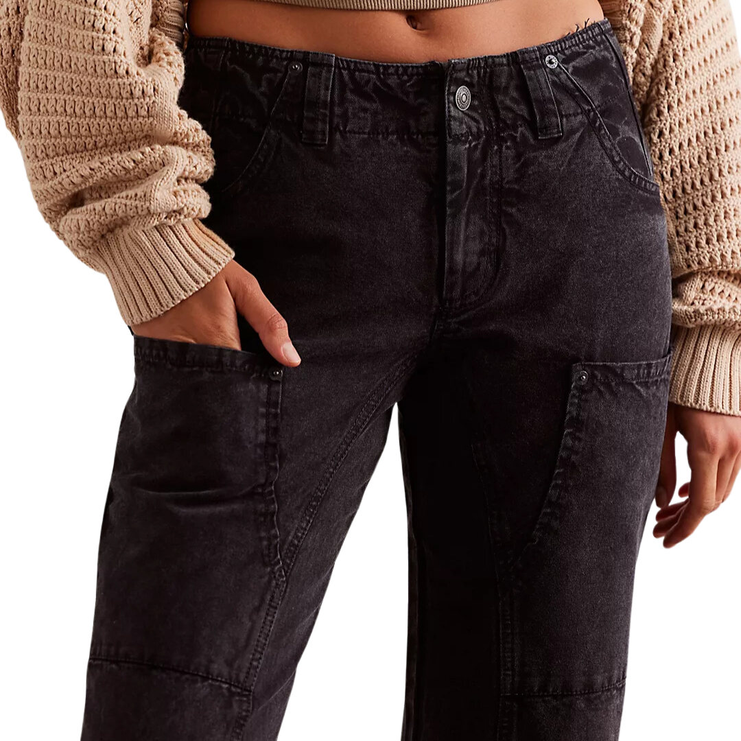 We The Free Supersonic Slim Pants in Black