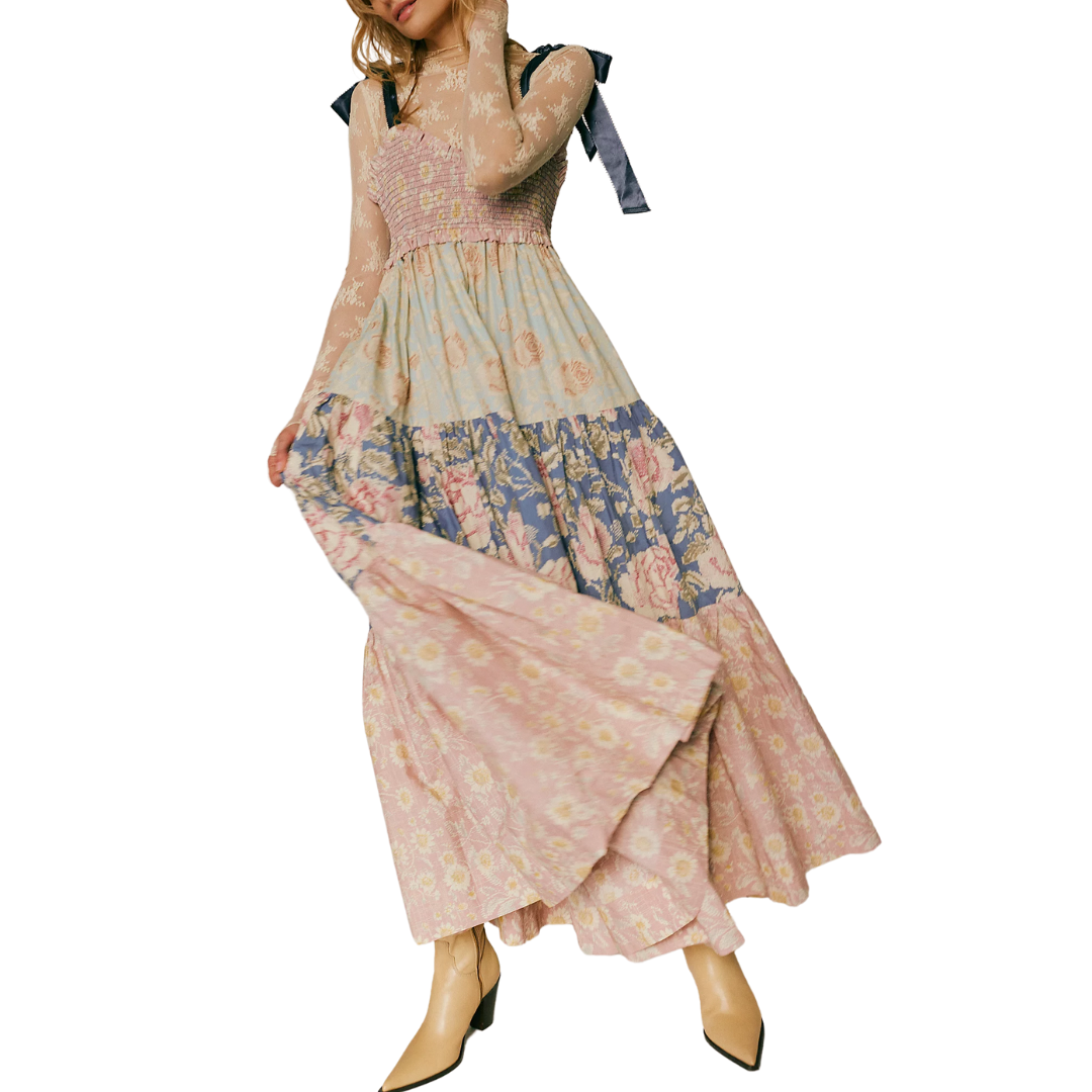 Bluebell Maxi in Antique Combo