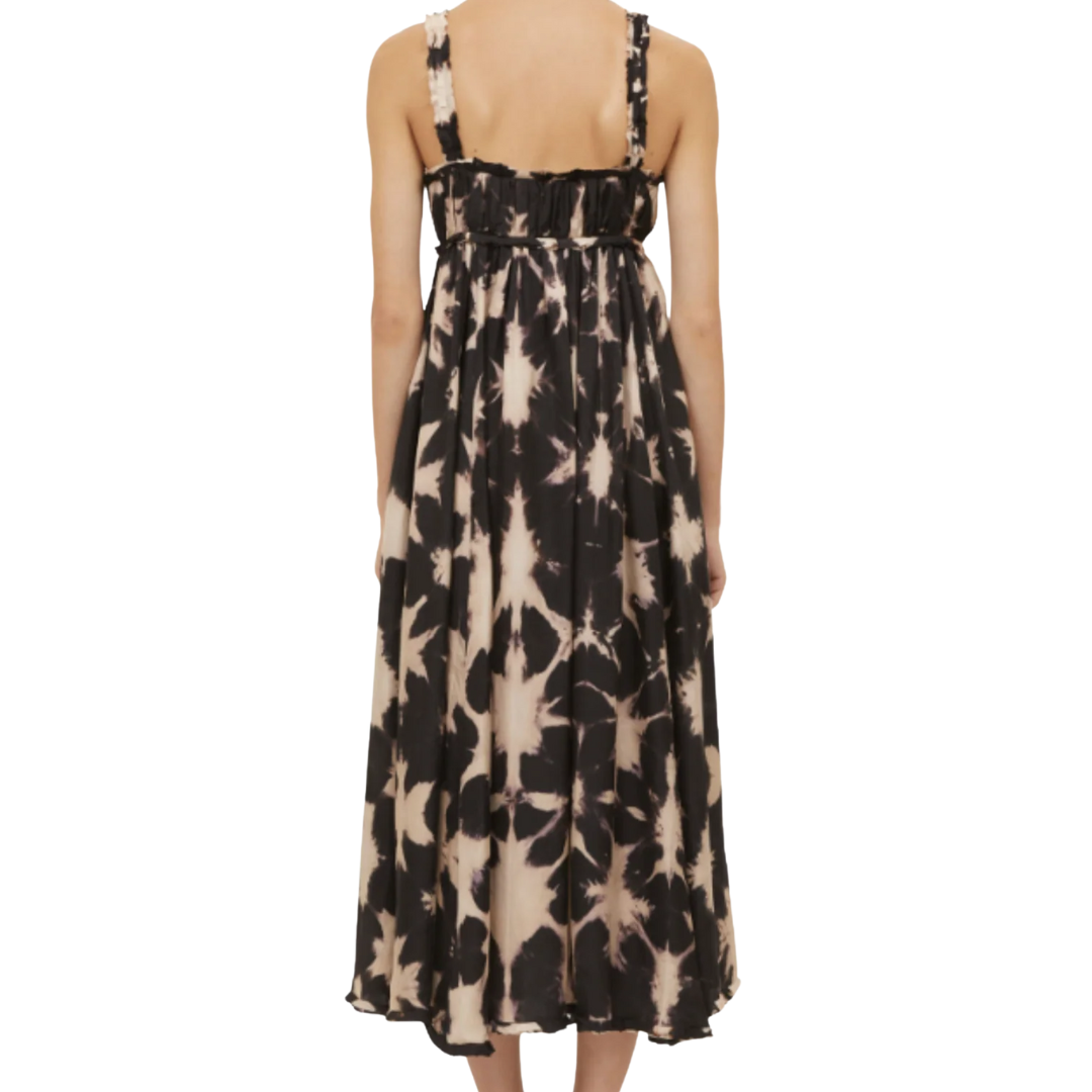 Penelope Dress in Noir Blur