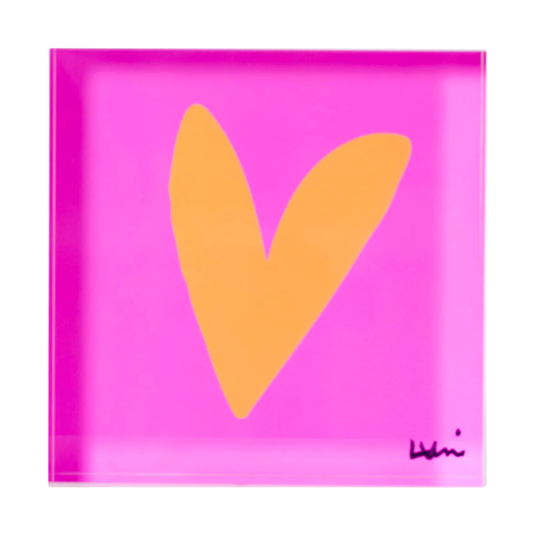 Don't Mess With My Heart Block of Love in Planet Pink