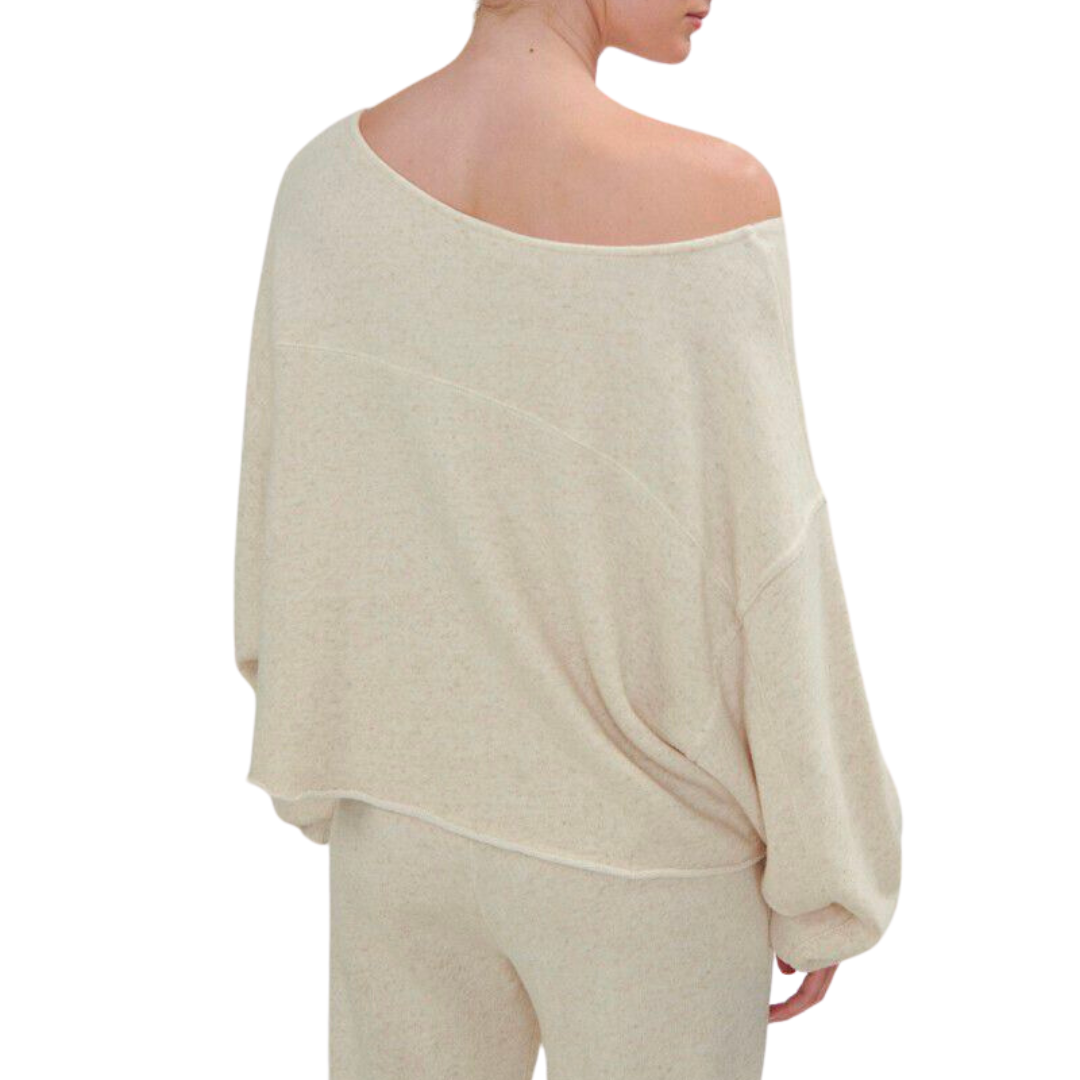 Itonay Sweatshirt in Ecru Melange