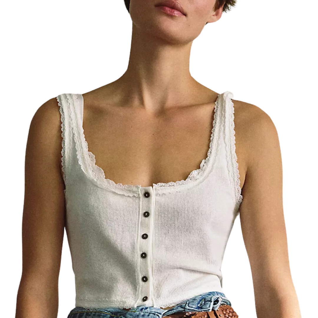 Sugar Dreams Tank in Ivory