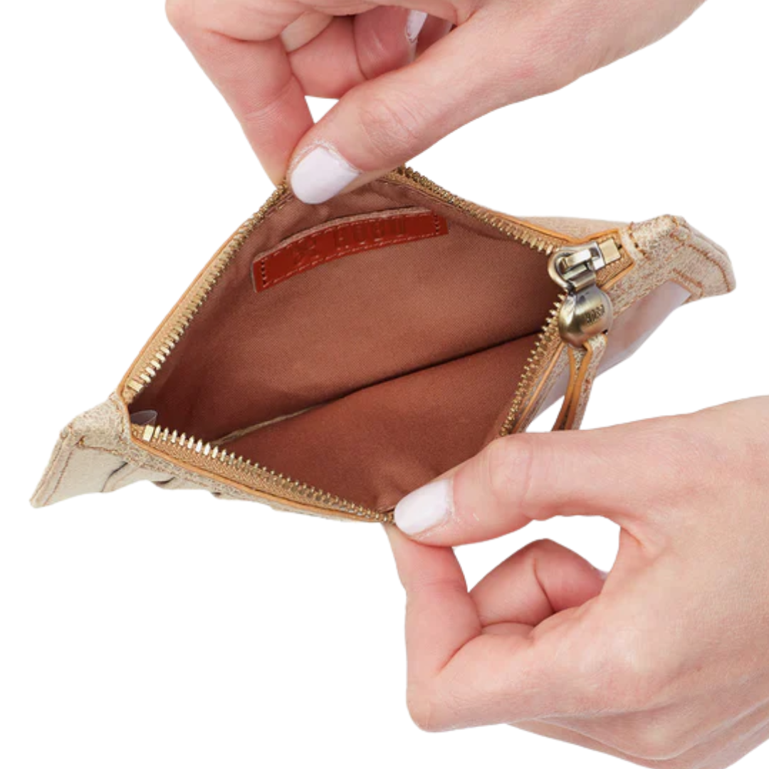 Carte Card Case in Gold Leaf