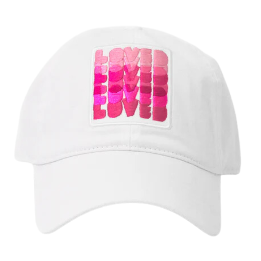 Loved on Repeat Hat in White