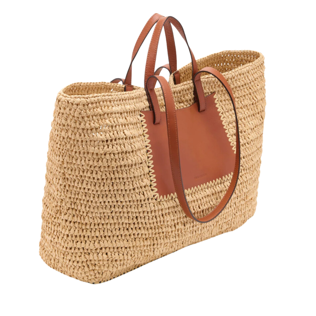 Lali Large Raffia Tote in Natural
