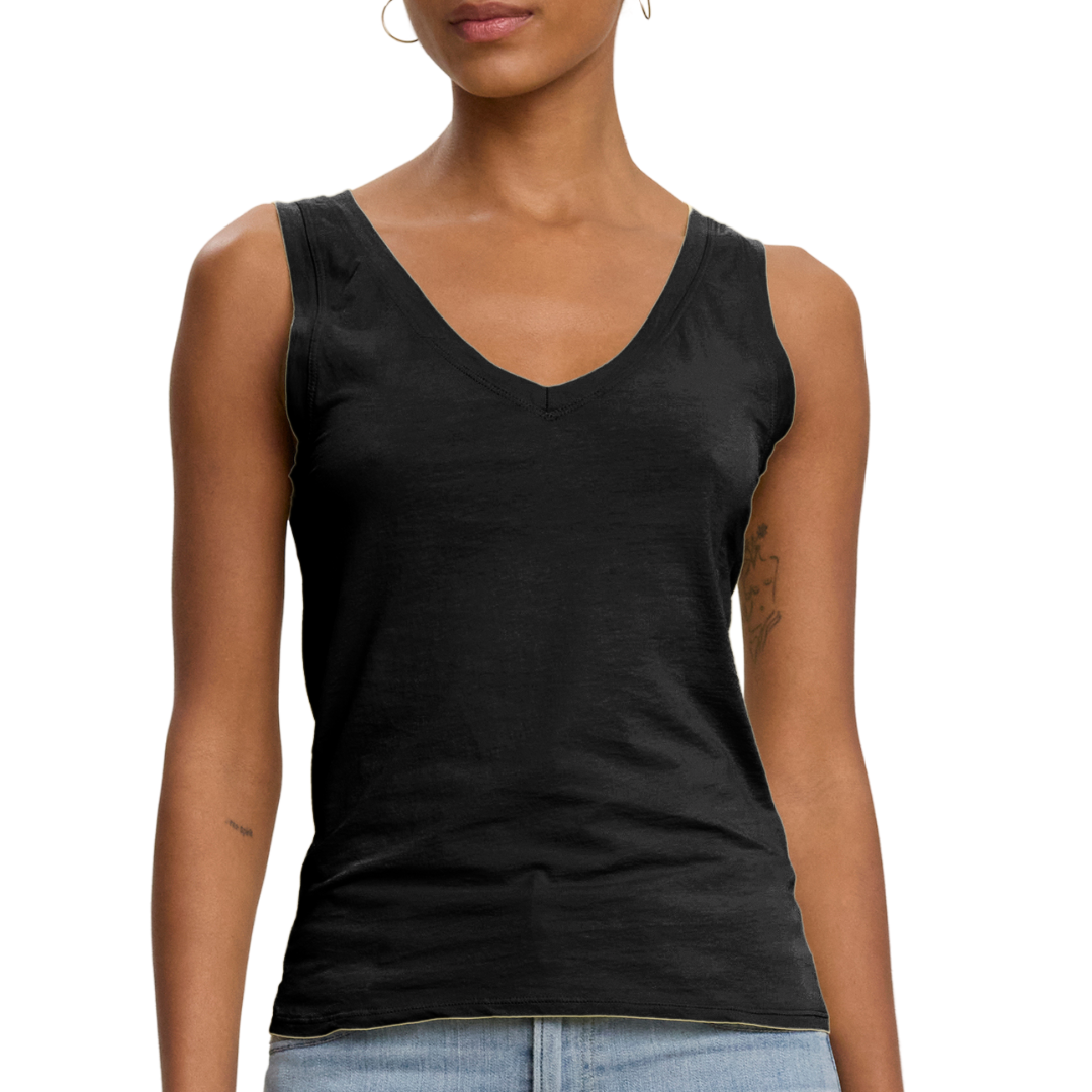 Evelyn Tank Top in Black