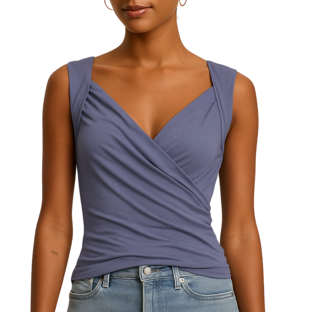 Azura Tank Top in Sea Smoke