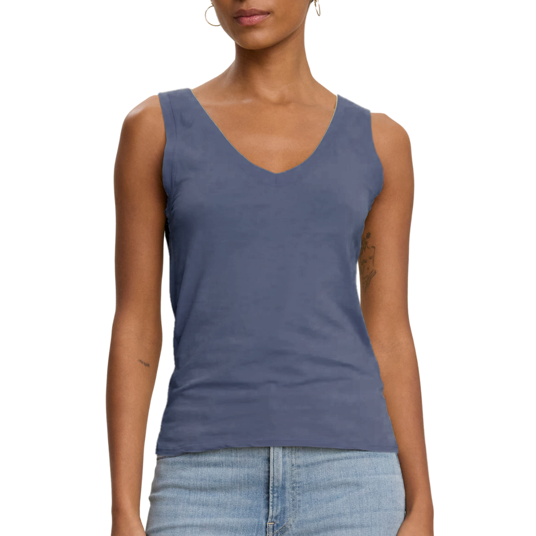 Evelyn Tank Top in Sea Smoke