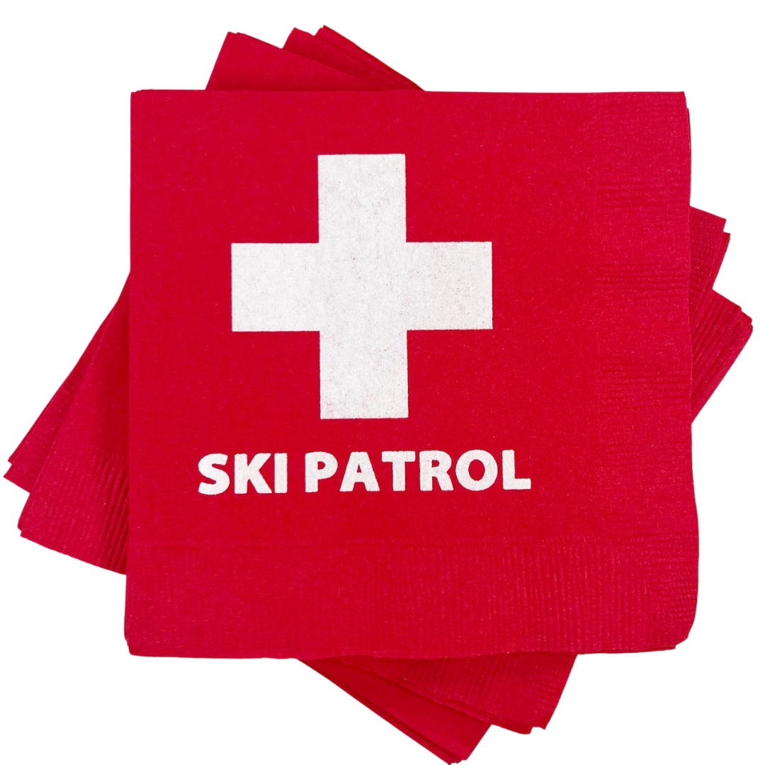 Ski Patrol Napkins