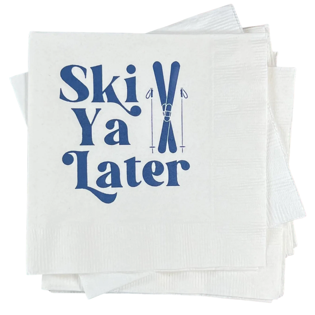 Ski Ya Later Napkins
