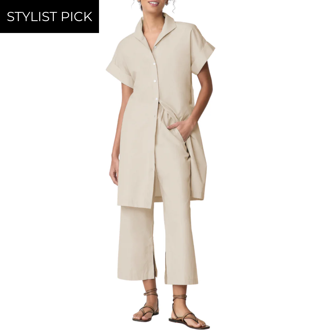 Holly Kimono Dress in Sand