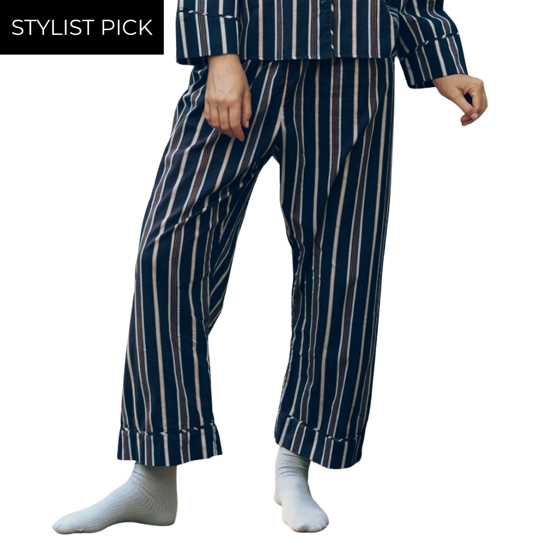The Easy Sleep Pant in Coastline Stripe