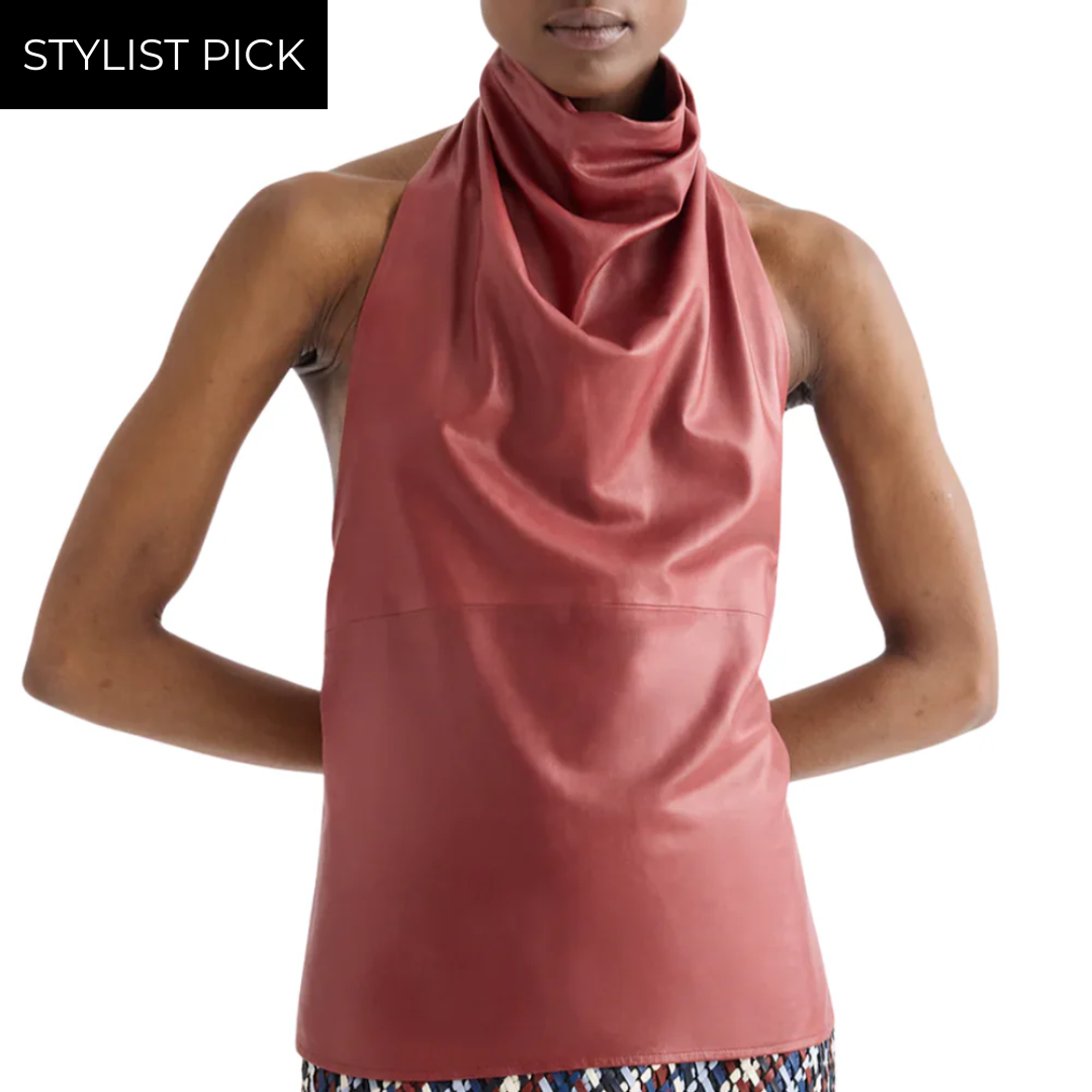 Friday Night Top in Karanda Red