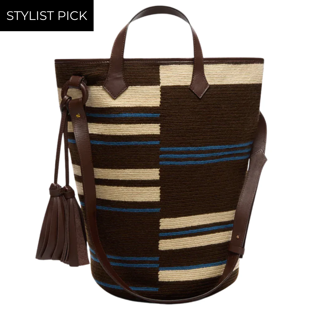 Trancoso Tote in Broken Stripe