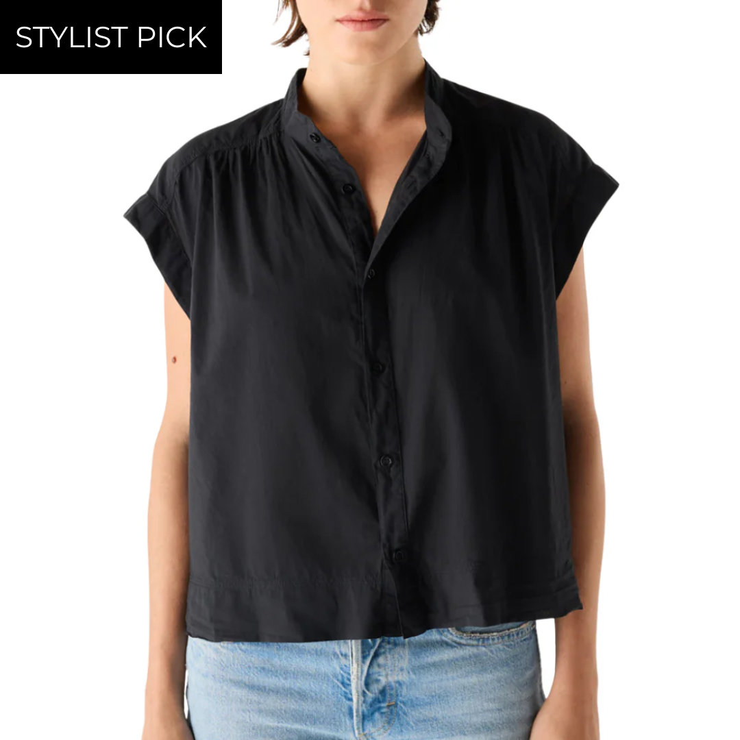 Tessa Top in Vintage Black