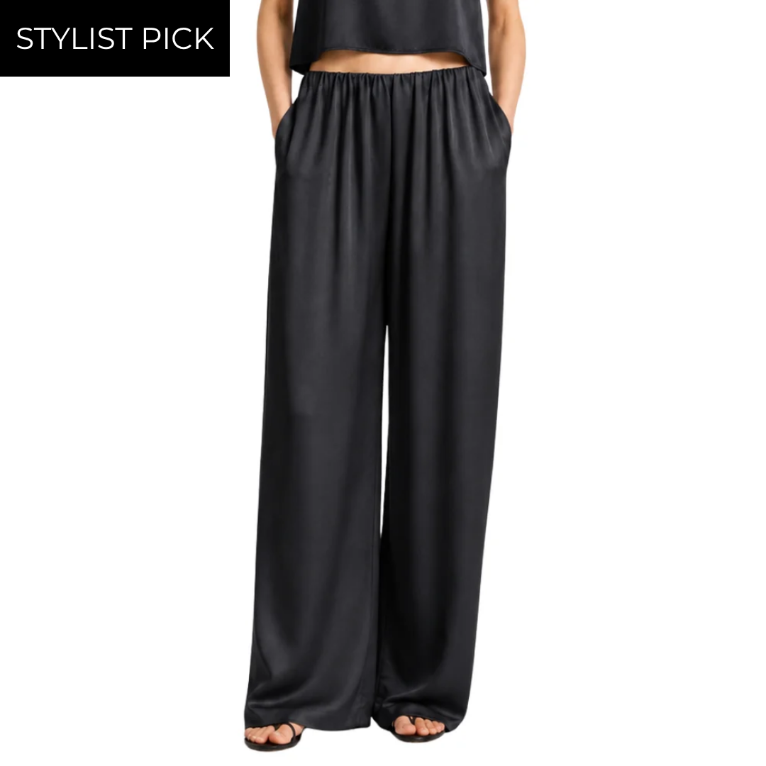 Paige Pull-on Pant in Black