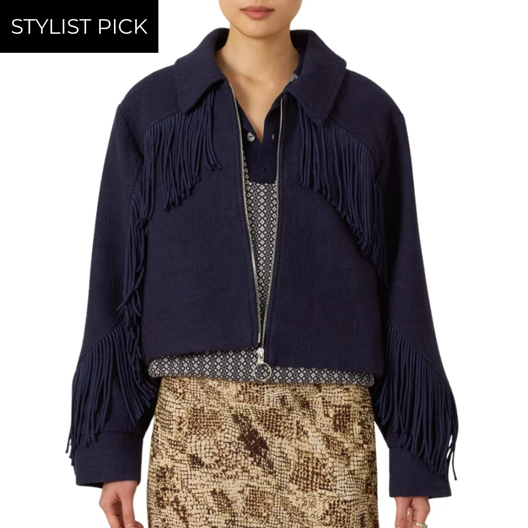 Court Indigo Night Jacket in Dark Blue