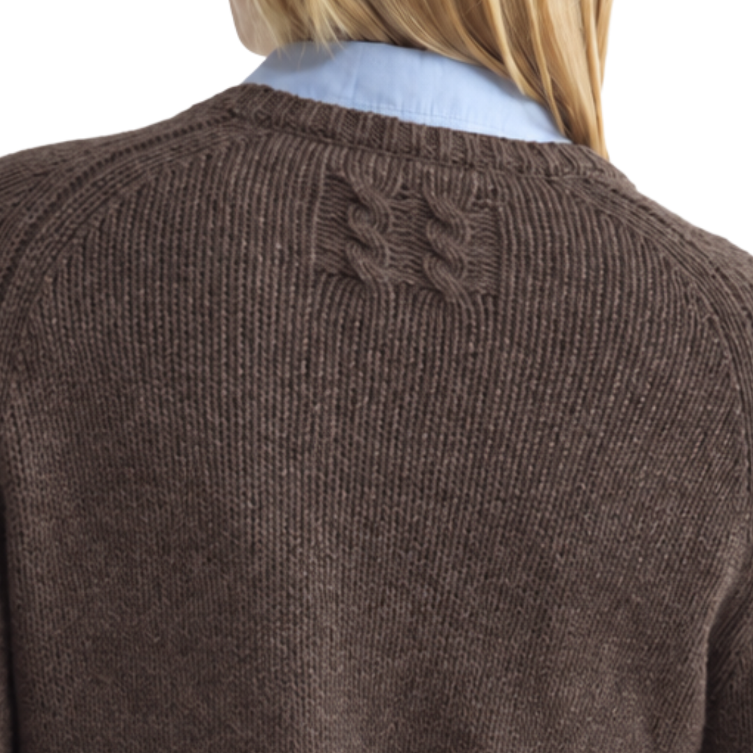 Laurel Sweater in Walnut Heather
