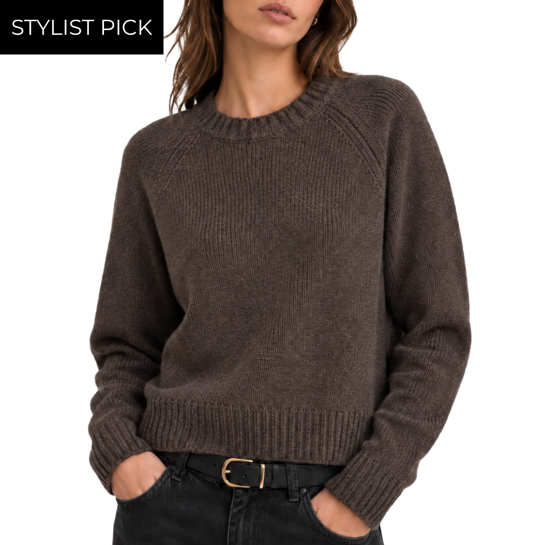 Laurel Sweater in Walnut Heather