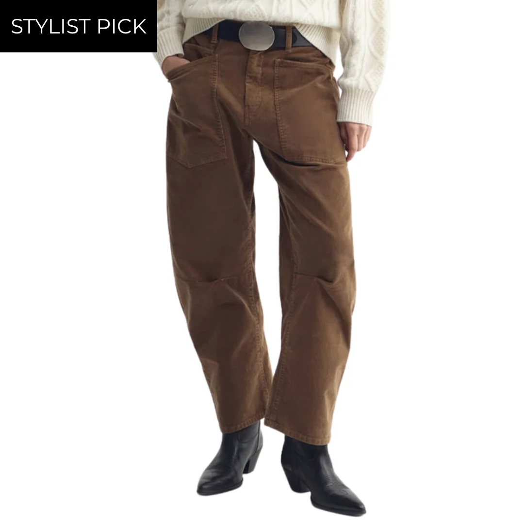 Shon Corduroy Pant in Hazelnut