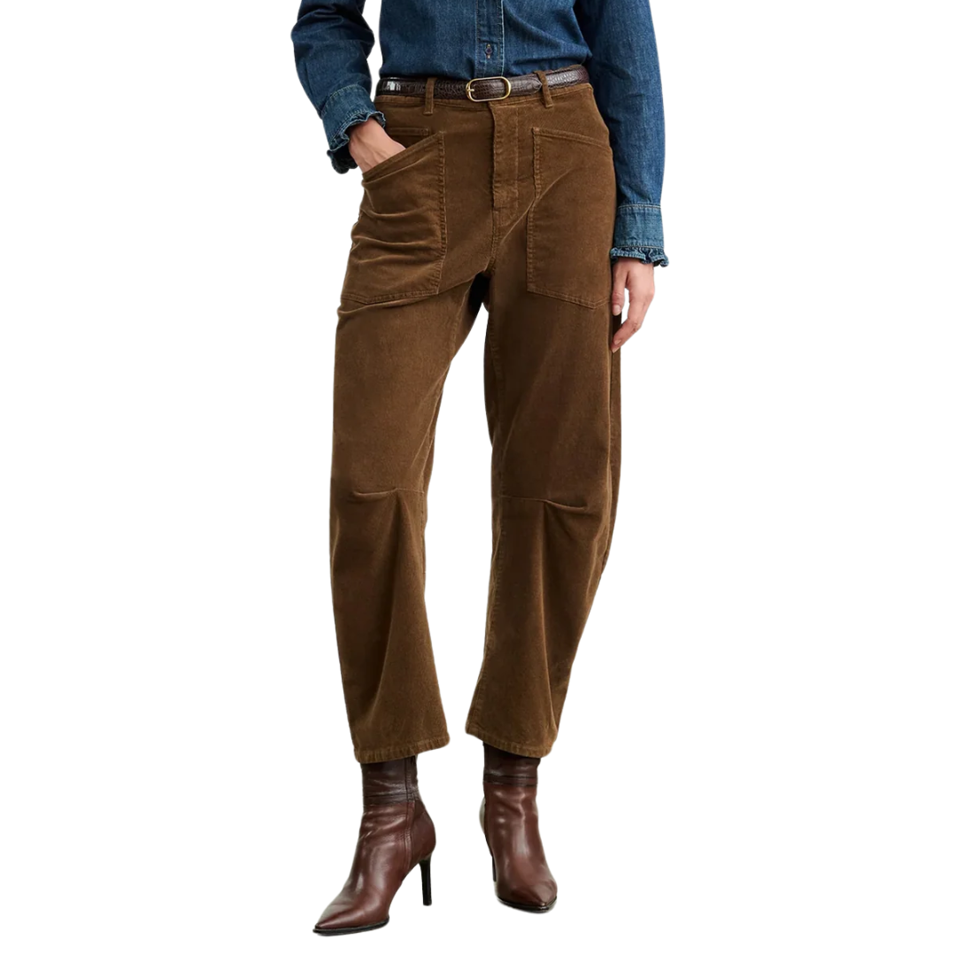 Shon Corduroy Pant in Cigar Brown