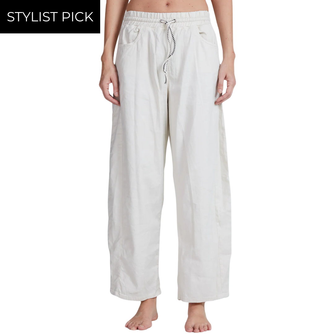 Cancun Pant in Bone