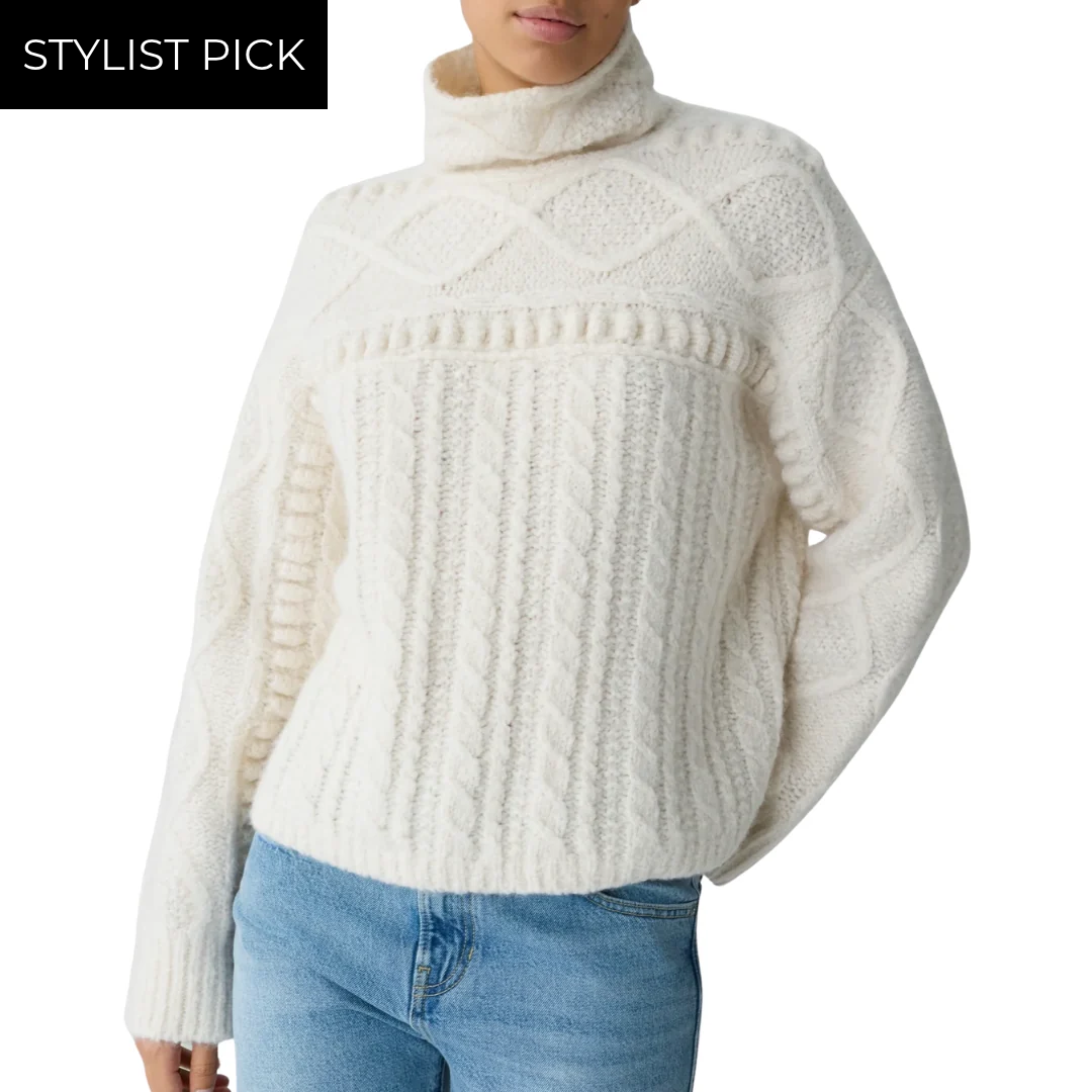 Super Cloud Turtleneck in Cream