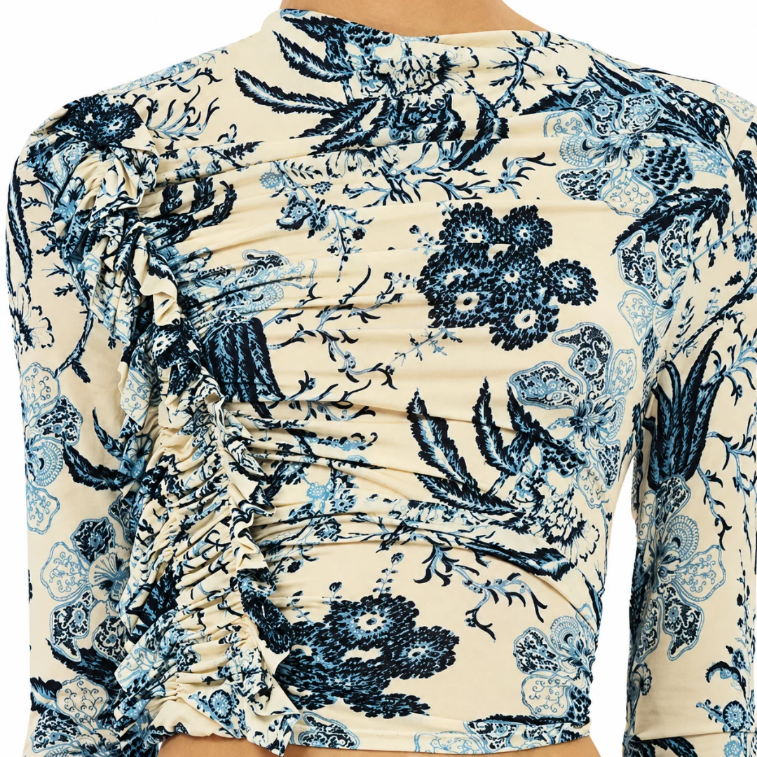 Angelina Long Sleeve Top in Bali