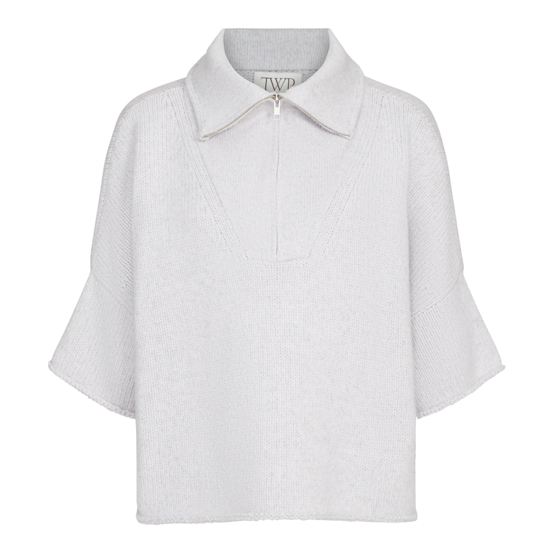 In The Morning Sweater in Light Heather Grey