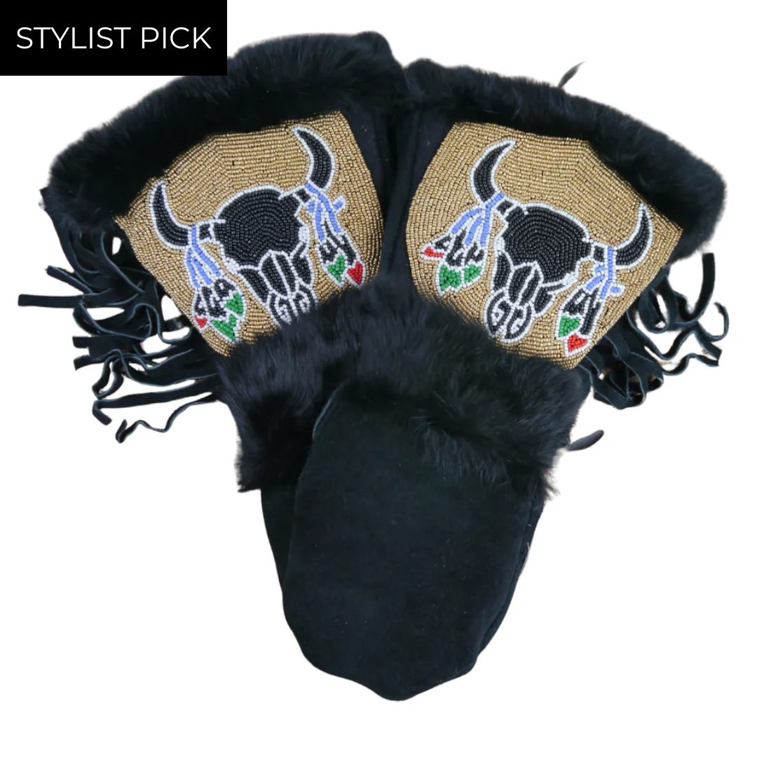 De Sintra Mittens in Black