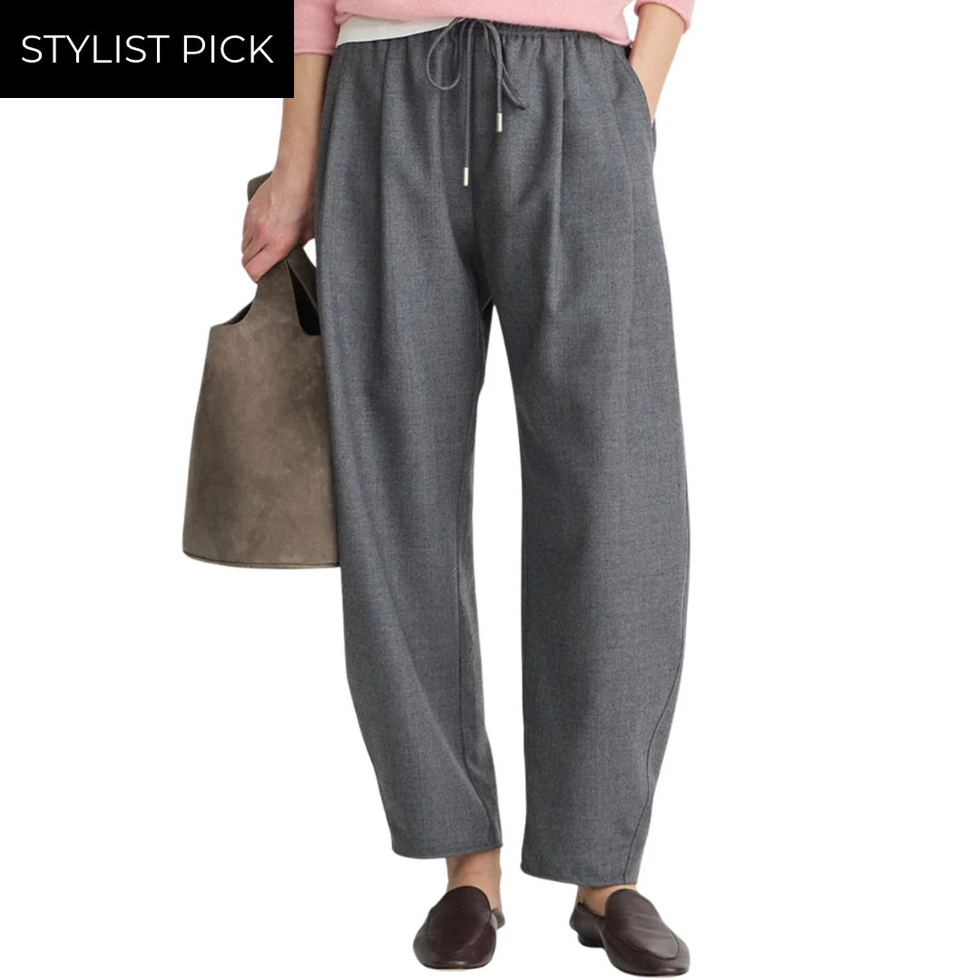 Everyday Pull-On Pant in Grey Melange