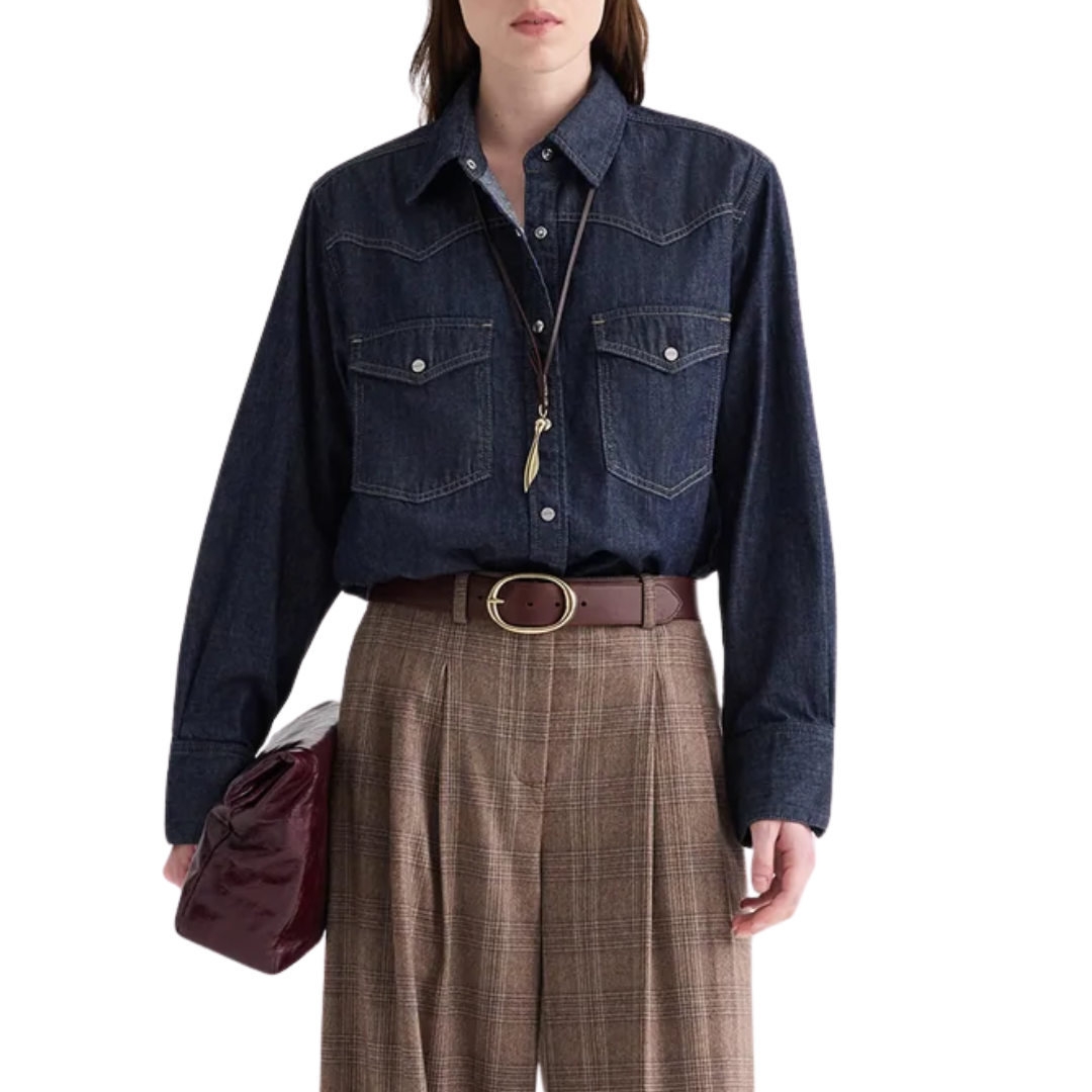 Yellowstone Shirt in Indigo Resin