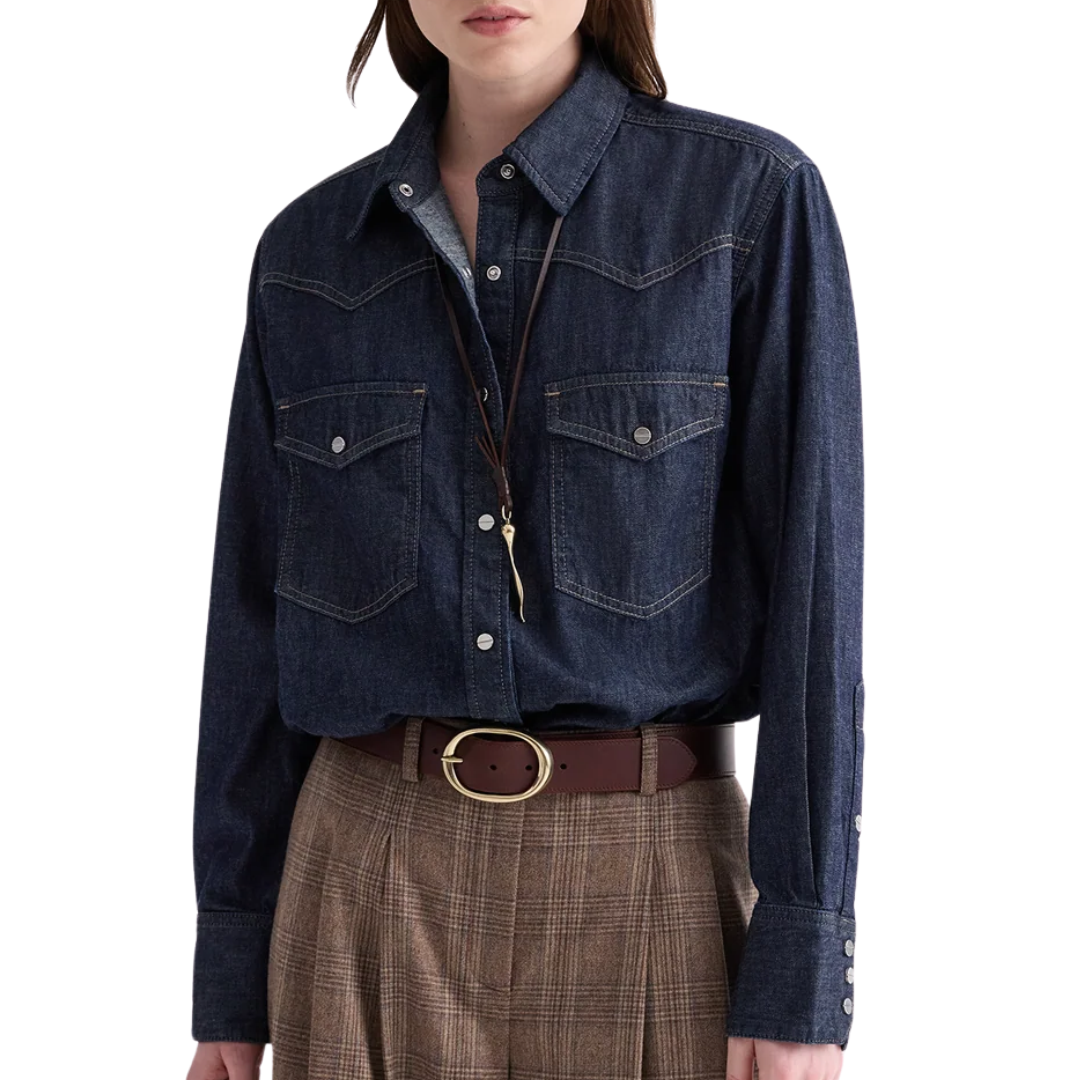 Yellowstone Shirt in Indigo Resin