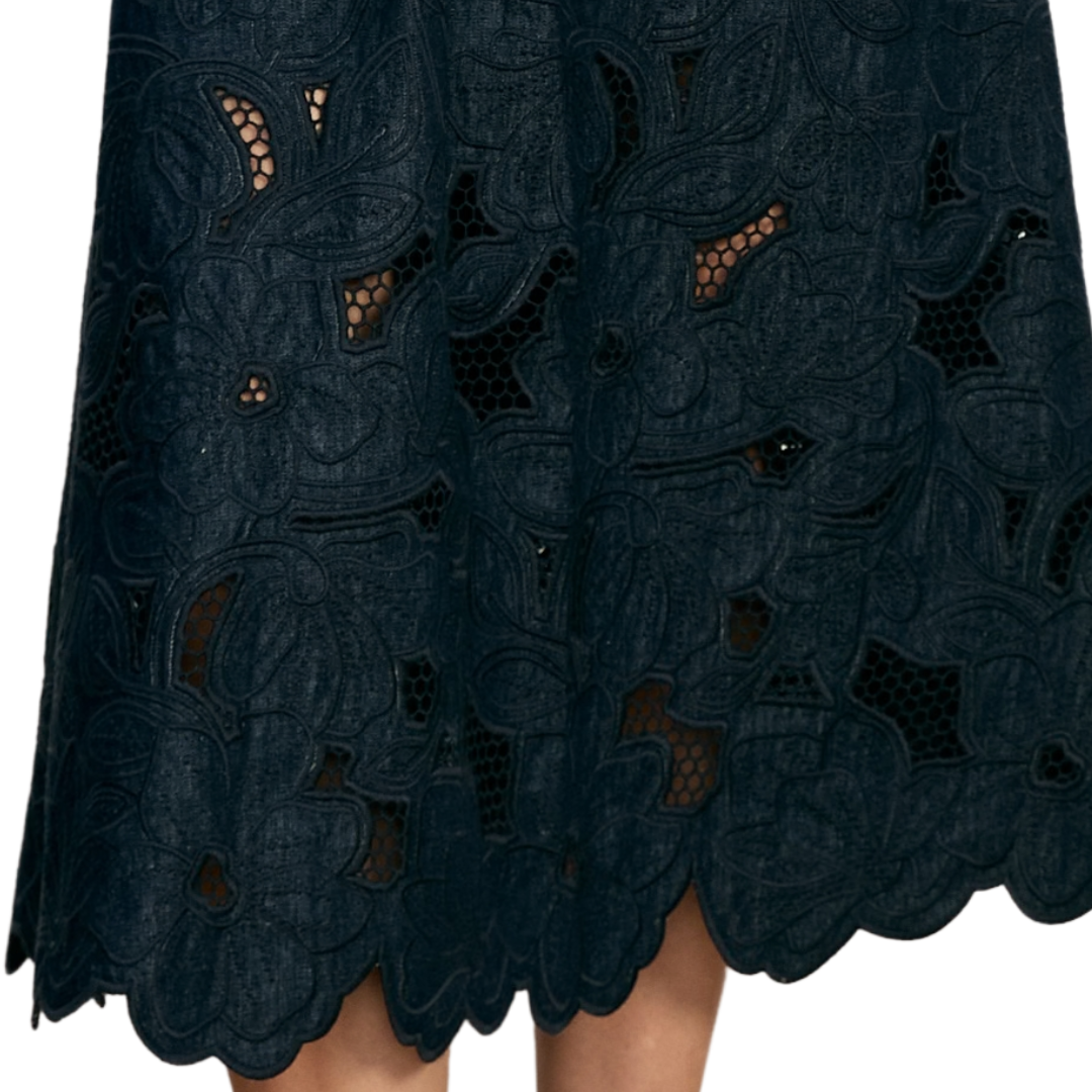 Rosaura Dress in Indigo Rinse