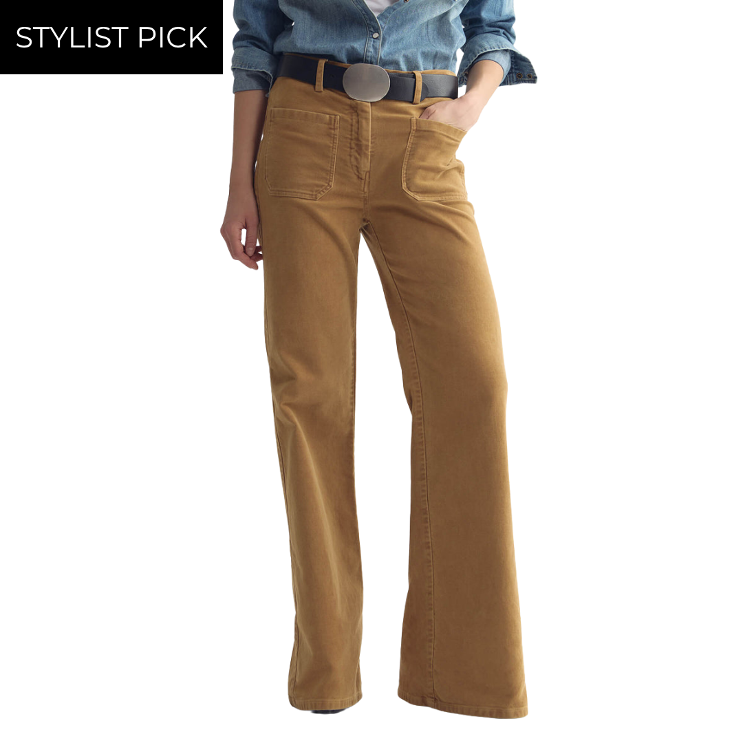 Florence Moleskin Pant in Bourbon
