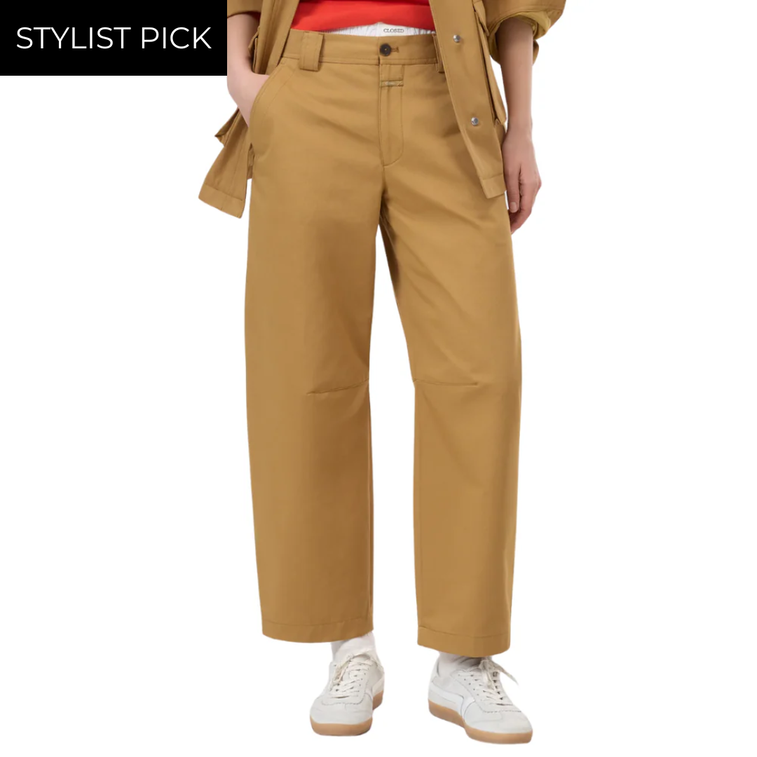 Romi Barrel Pants in Light Chestnut