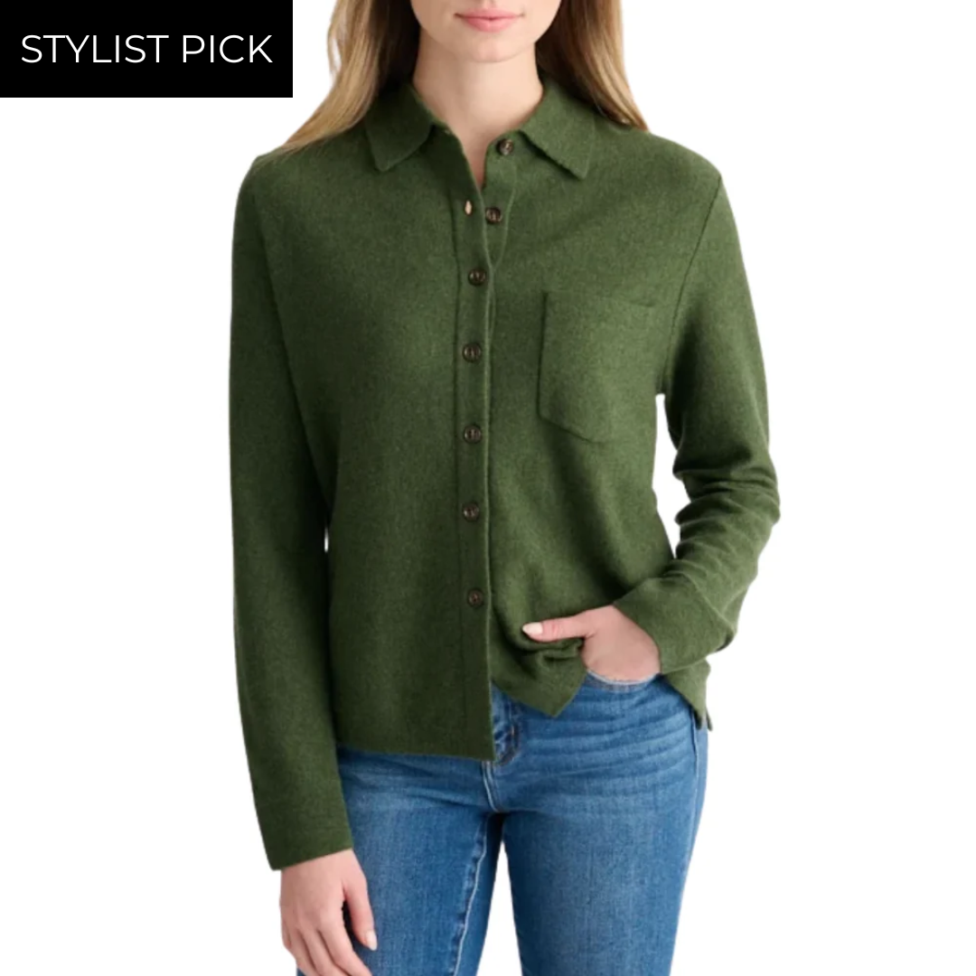 Shirt Cardigan in Highland
