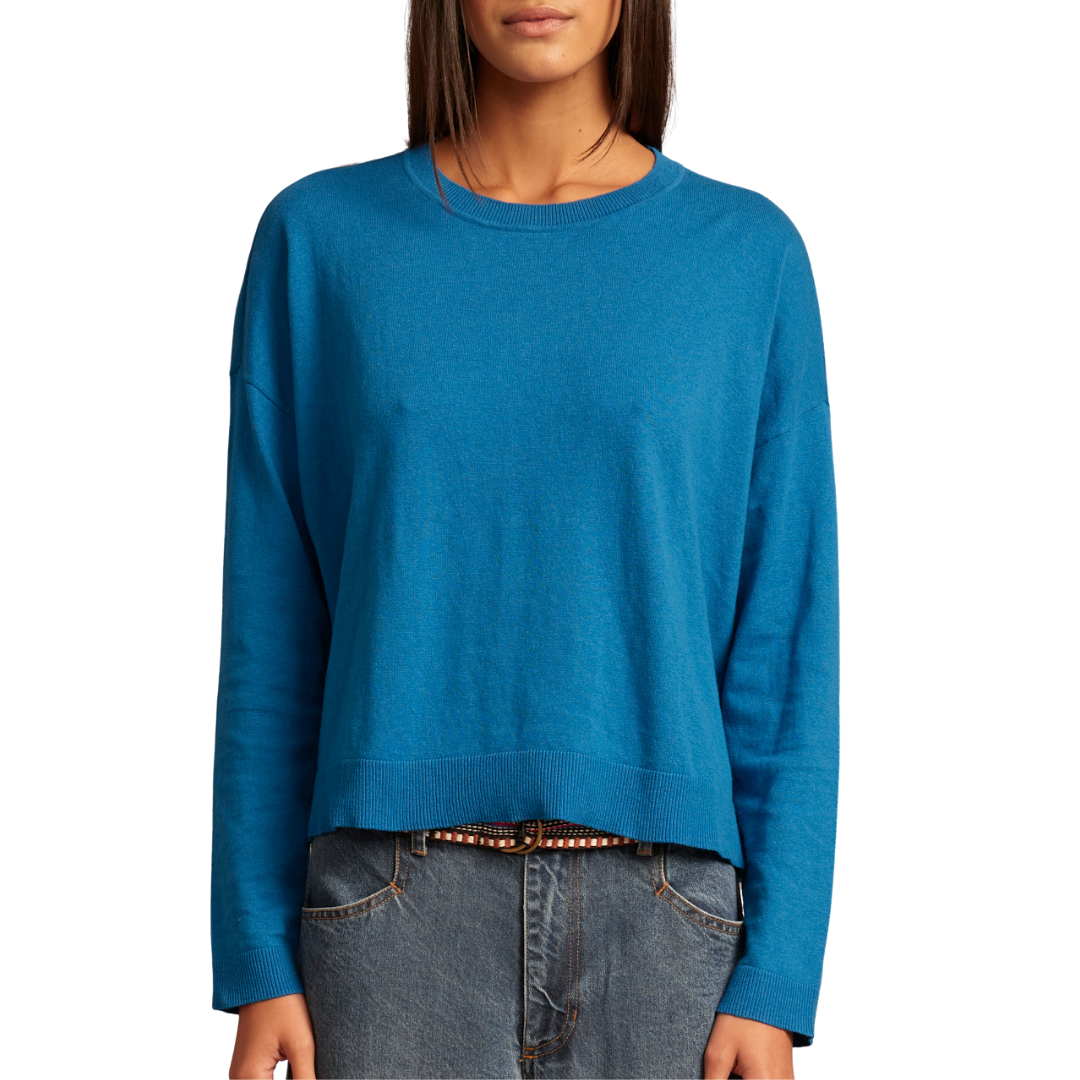 Sparrow Sweater in Voyage Blue
