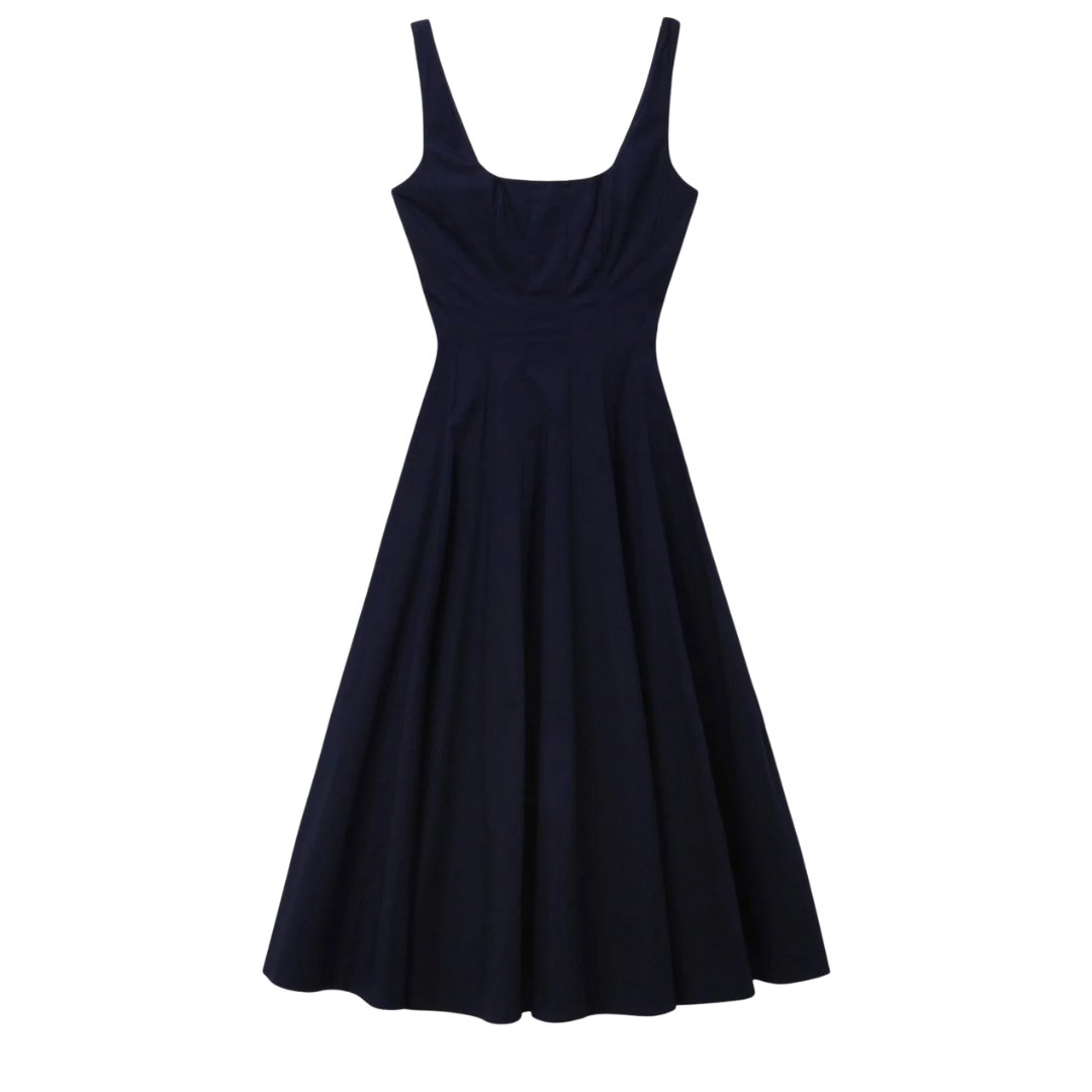 Wells Dress in Navy
