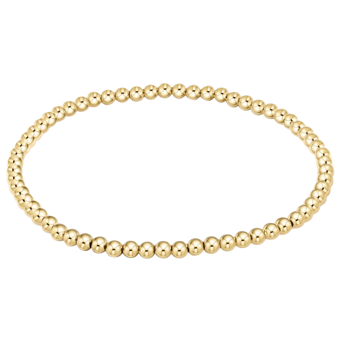 Egirl Classic Gold 3mm Bead Bracelet