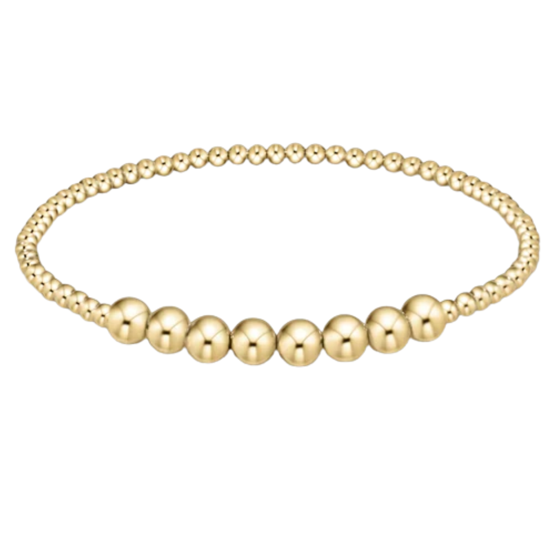 Classic Beaded Bliss 2.5mm Bead Bracelet in Gold