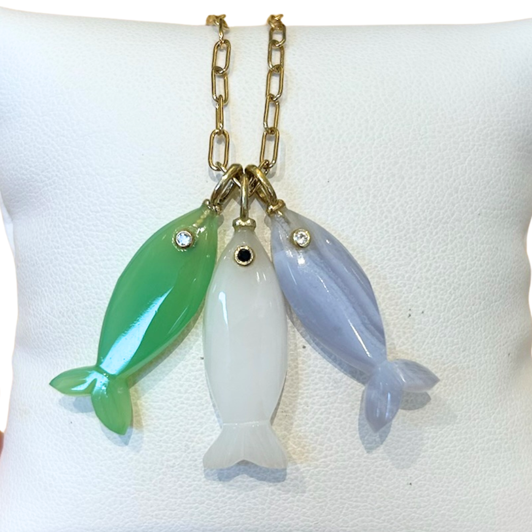 Fresh Catch Gemstone Necklace