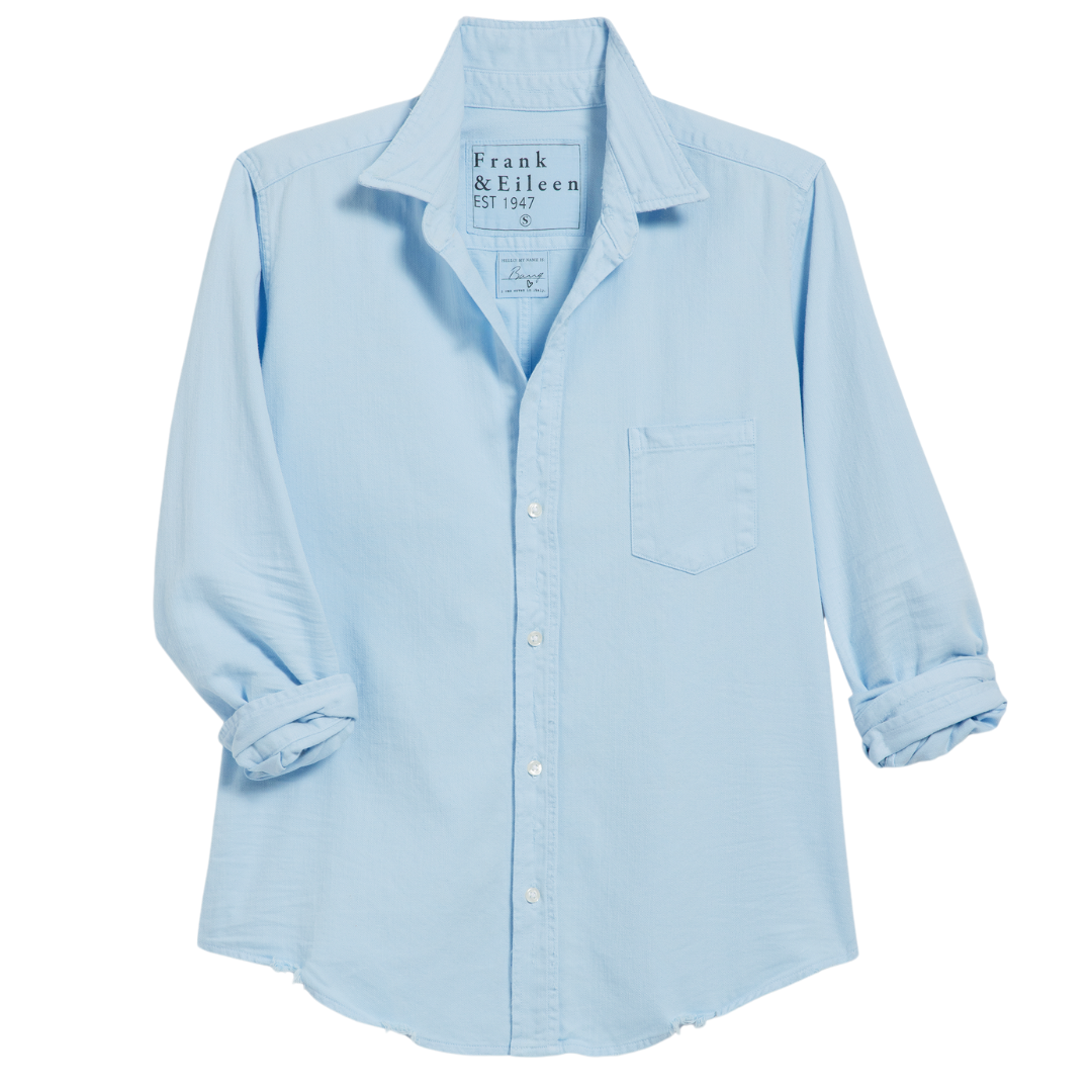 Barry Tailored Button-Up in Cloud Denim