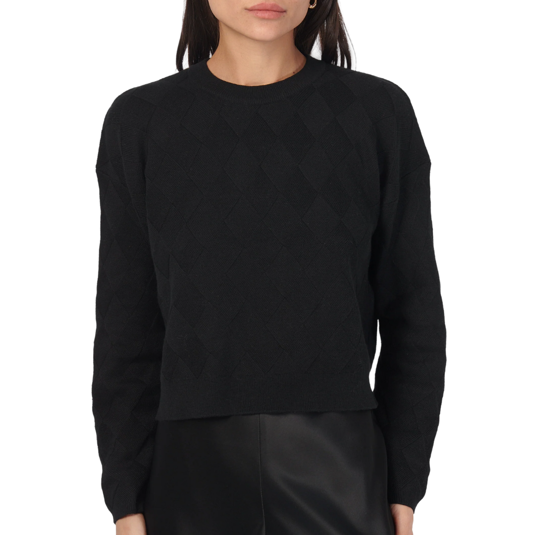 Neva Cashmere Sweater in Black