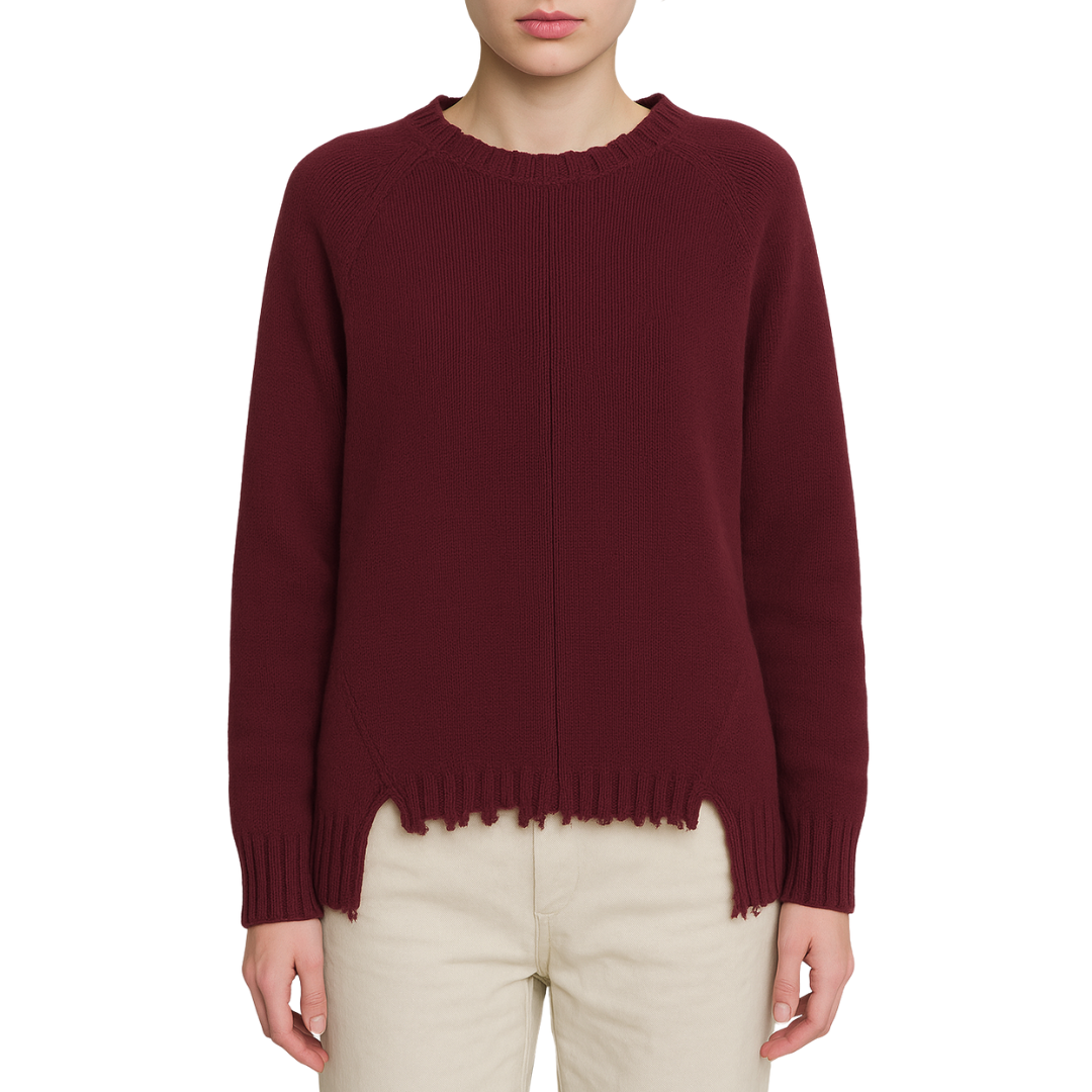 Kiara Pullover in Oxblood