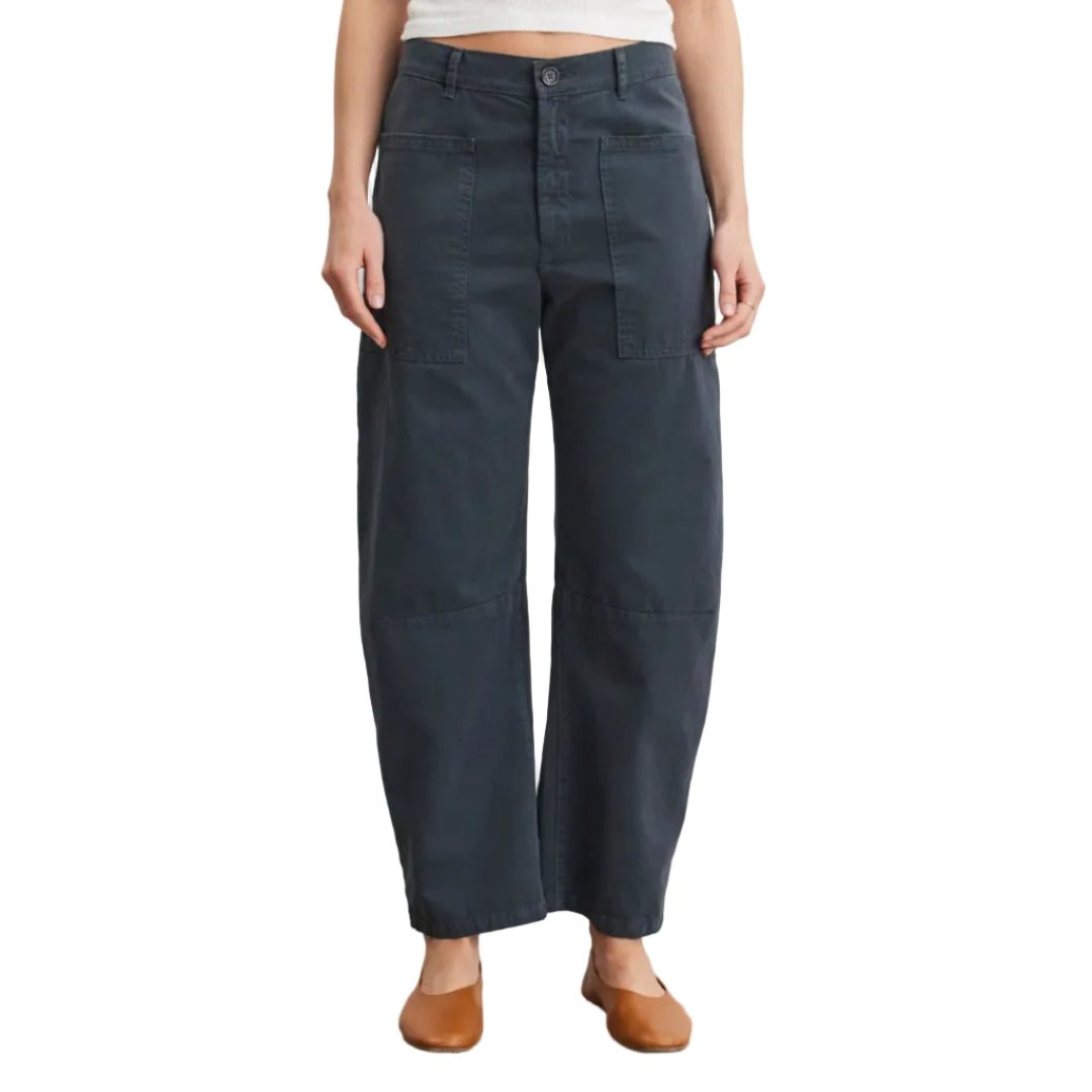 Brylie Sanded Twill Utility Pant in Phantom