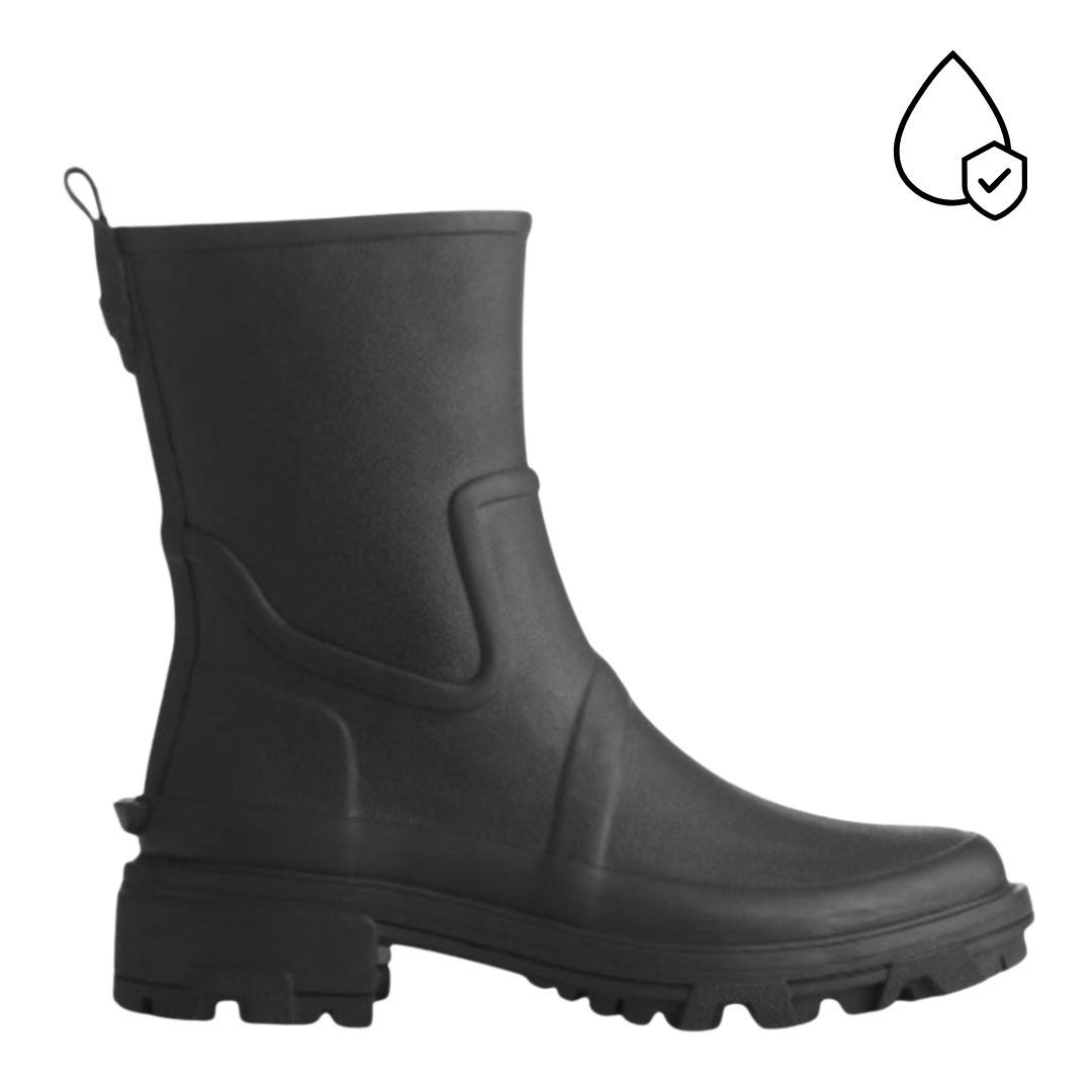 Shiloh Combat Rain Boot in Black