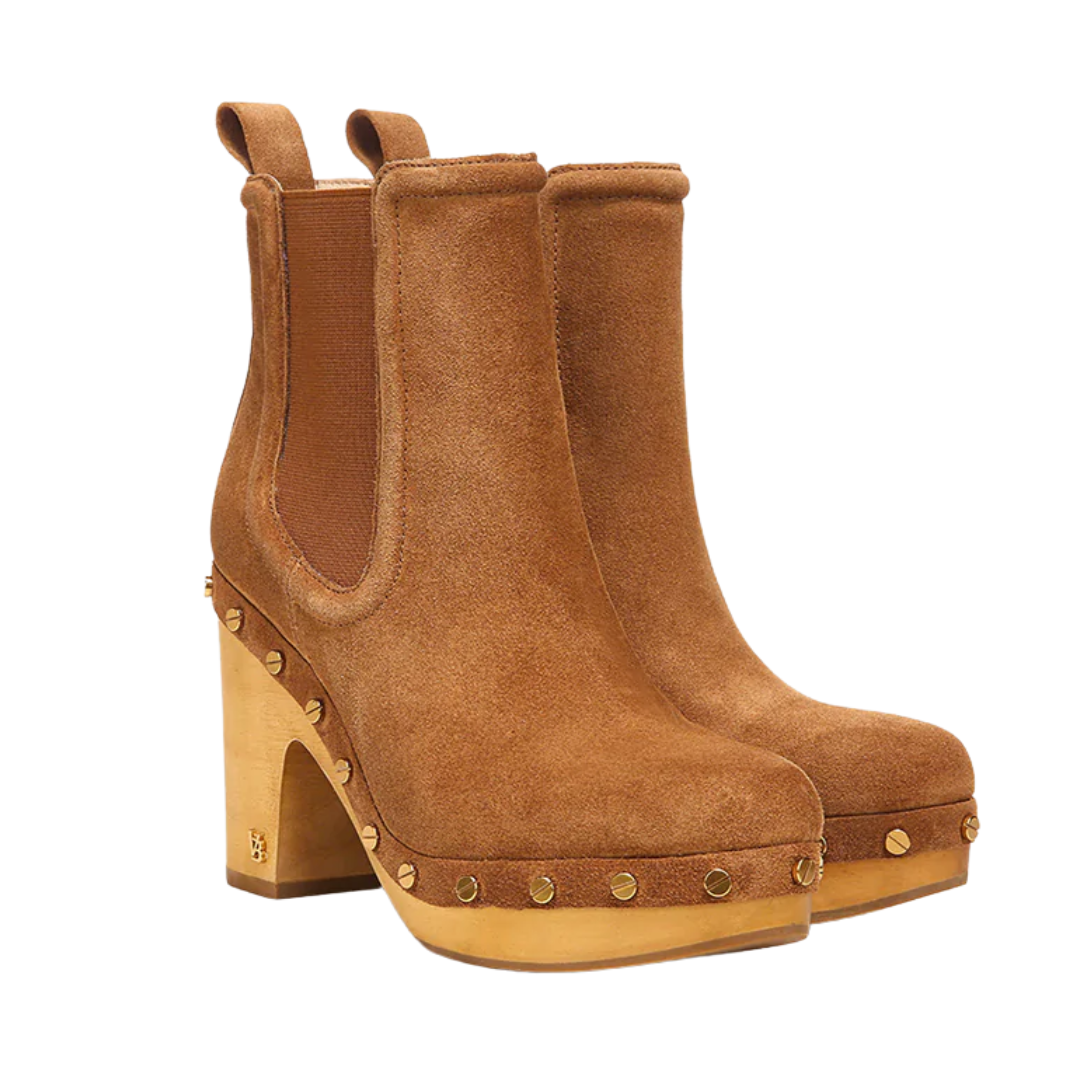 Decker Clog Bootie in Hazelwood