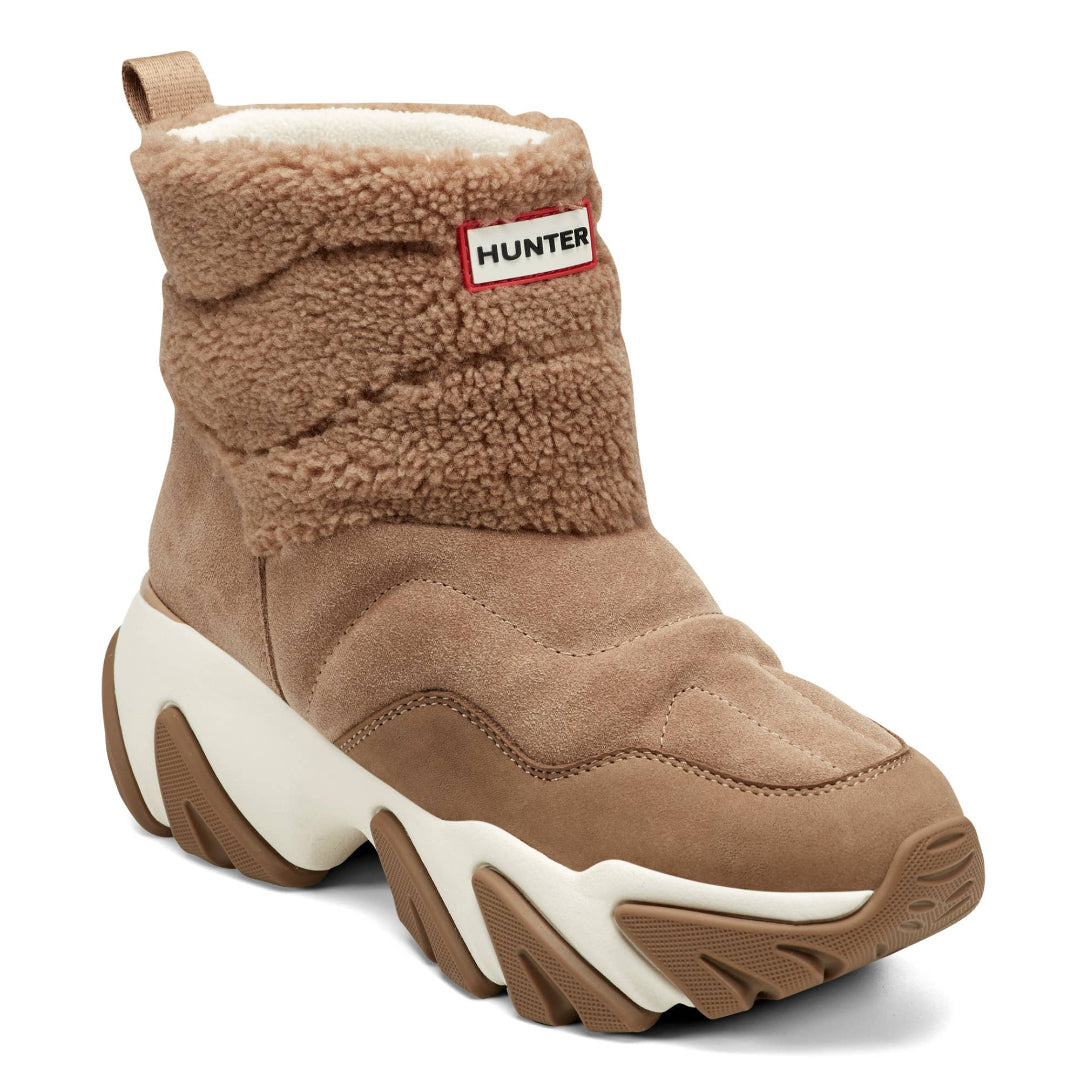 Debra Waterproof Snow Booties in Medium Brown